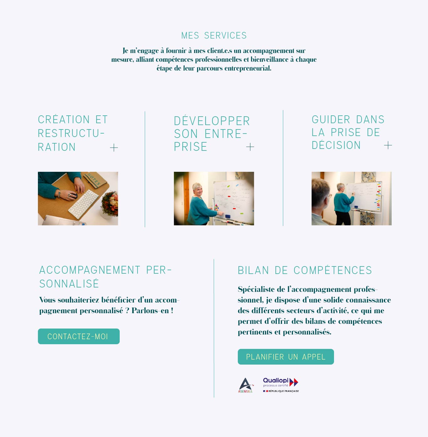 site nathalie pliquet services