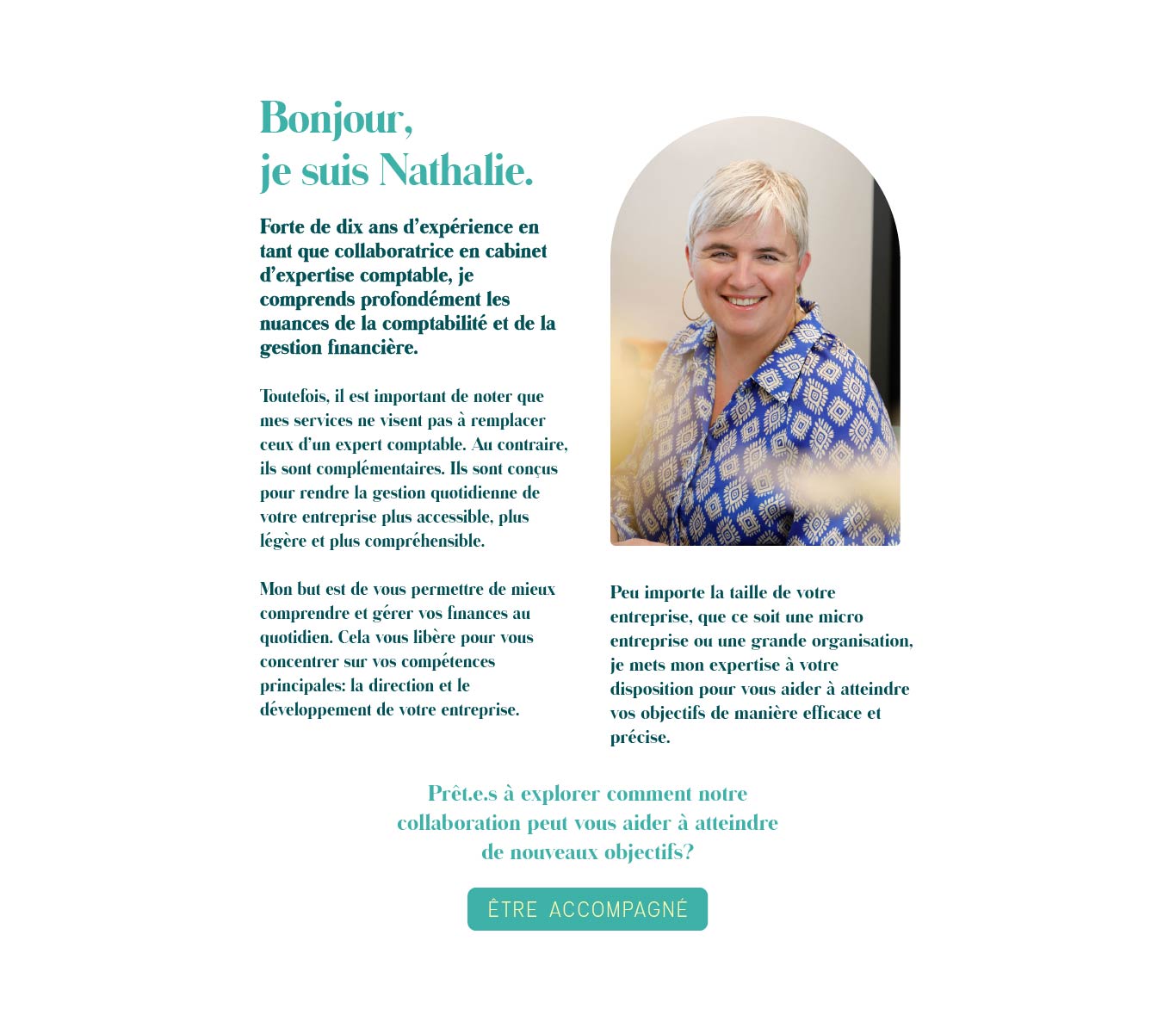 site nathalie pliquet presentation
