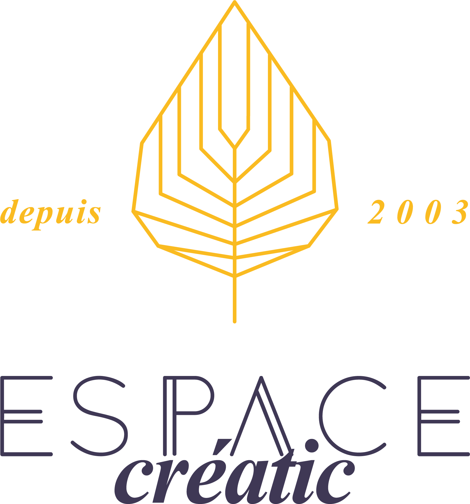 visuel identite visuelle logo espace creatic